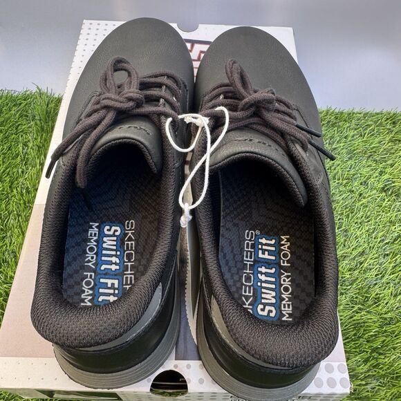 Skechers Hands Free Swift Fit Men’s 10.5 Black Waterproof Casual Sneakers New main image 9